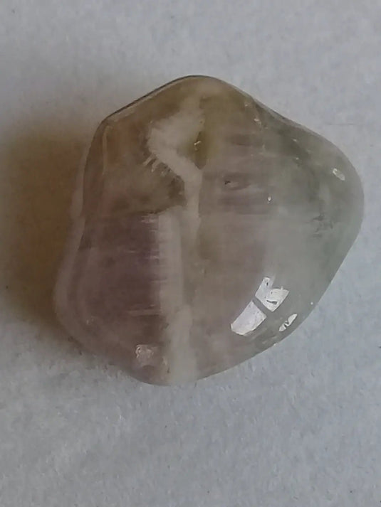 Amegreen ou Prasiolite Améthyste pierre roulée Grade A ++++ Amegreen ou Prasiolite Améthyste