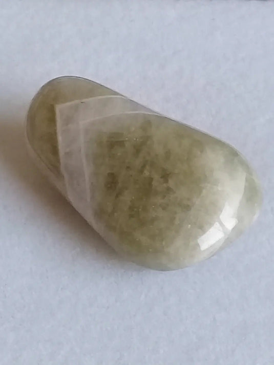 Amegreen ou Prasiolite Améthyste pierre roulée Grade A++++ Amegreen ou Prasiolite Améthyste