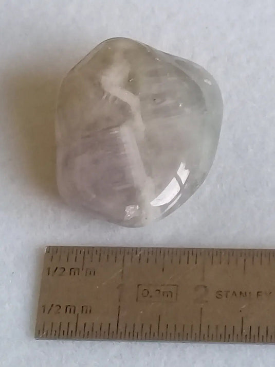 Amegreen ou Prasiolite Améthyste pierre roulée Grade A ++++ Amegreen ou Prasiolite Améthyste