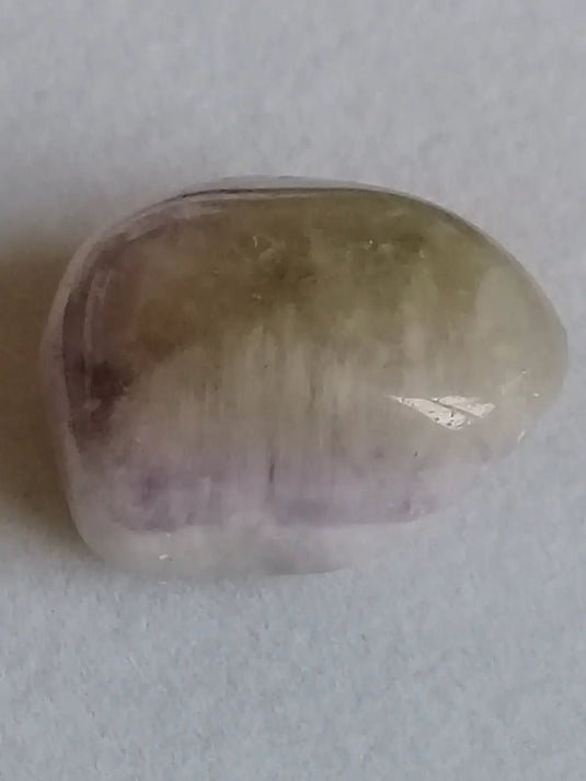 Amegreen ou Prasiolite Améthyste pierre roulée Grade A ++++ Amegreen ou Prasiolite Améthyste