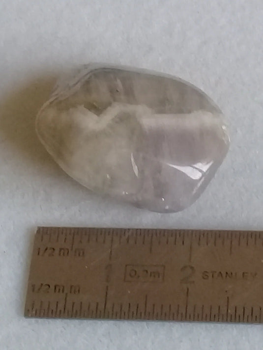 Amegreen ou Prasiolite Améthyste pierre roulée Grade A ++++ Amegreen ou Prasiolite Améthyste Dans la besace du p'tit Poucet   