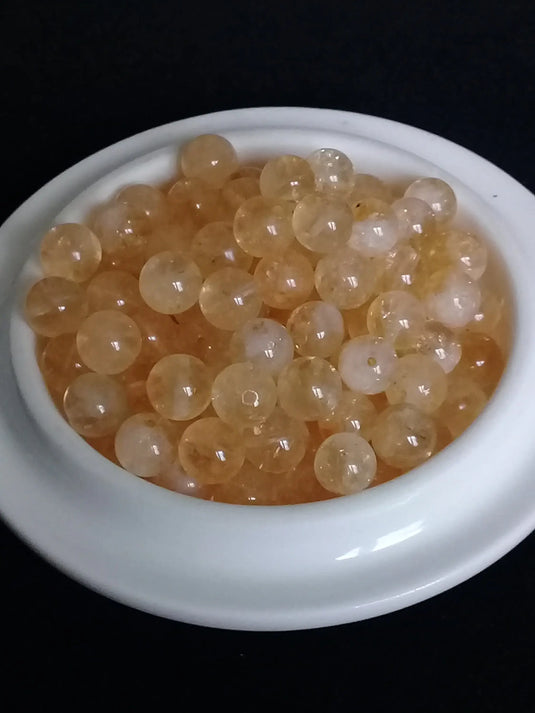 Améthyste chauffée Brésil perle Grade A++++ Prix perle à l’unité Améthyste chauffée du Brésil perles 8mm Dans la besace du p'tit Poucet Diamètre 8mm  