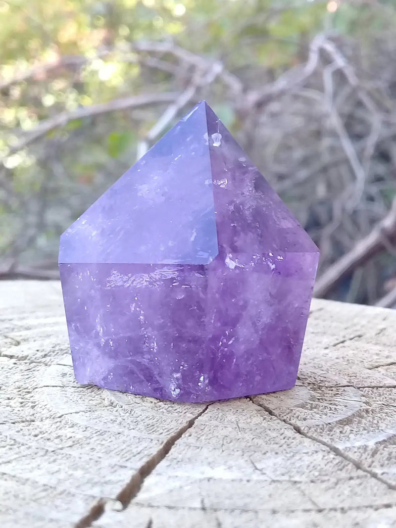 Load image into Gallery viewer, Améthyste du Brésil colonne Grade A ++++ Améthyste du Brésil colonne
