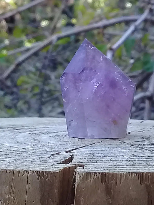 Améthyste du Brésil colonne Grade A ++++ Améthyste du Brésil colonne