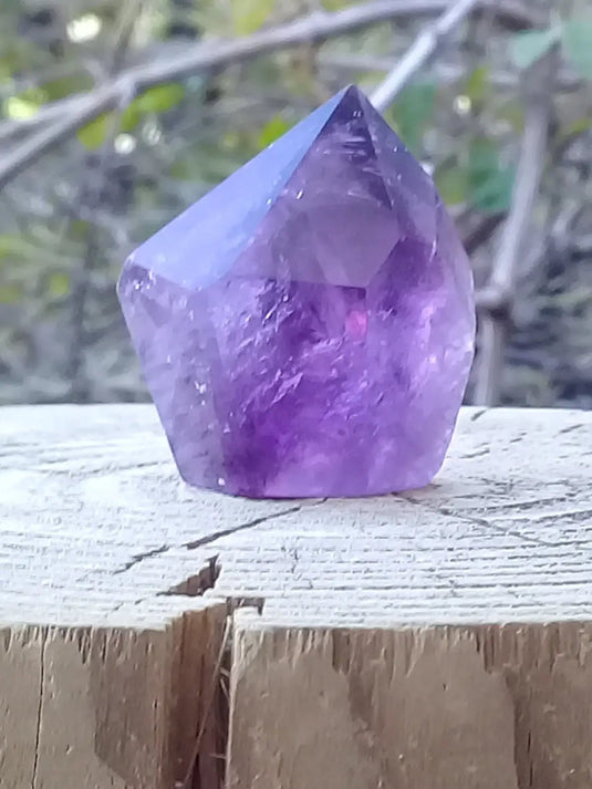 Améthyste du Brésil colonne Grade A++++ Améthyste du Brésil colonne