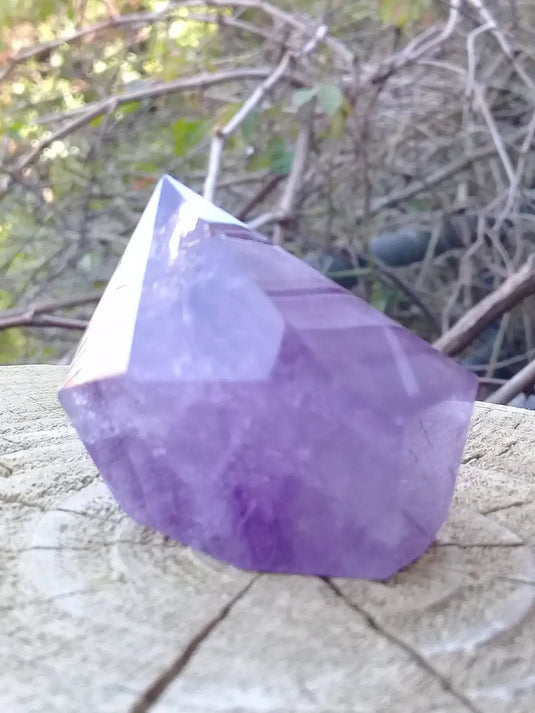 Améthyste du Brésil colonne Grade A ++++ Améthyste du Brésil colonne