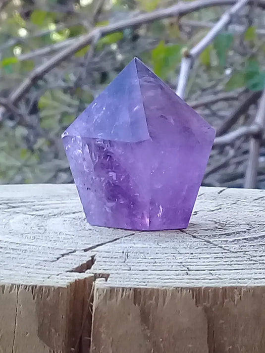 Améthyste du Brésil colonne Grade A++++ Améthyste du Brésil colonne