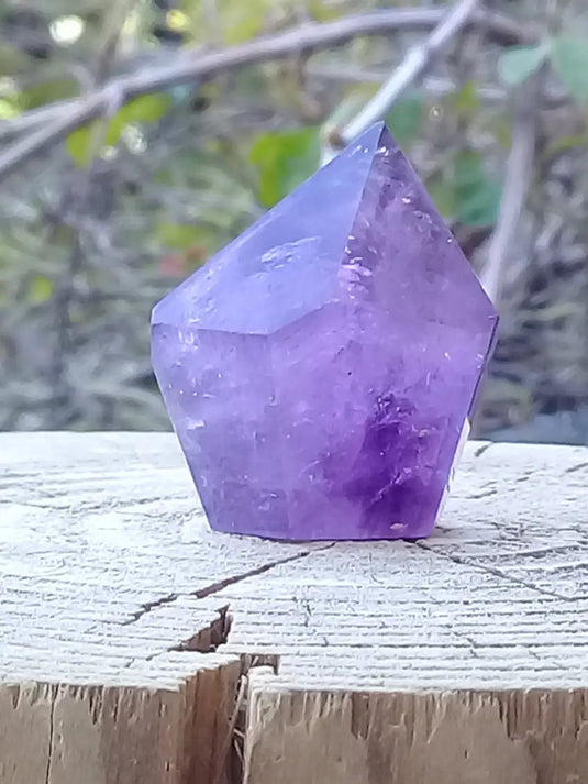 Améthyste du Brésil colonne Grade A++++ Améthyste du Brésil colonne