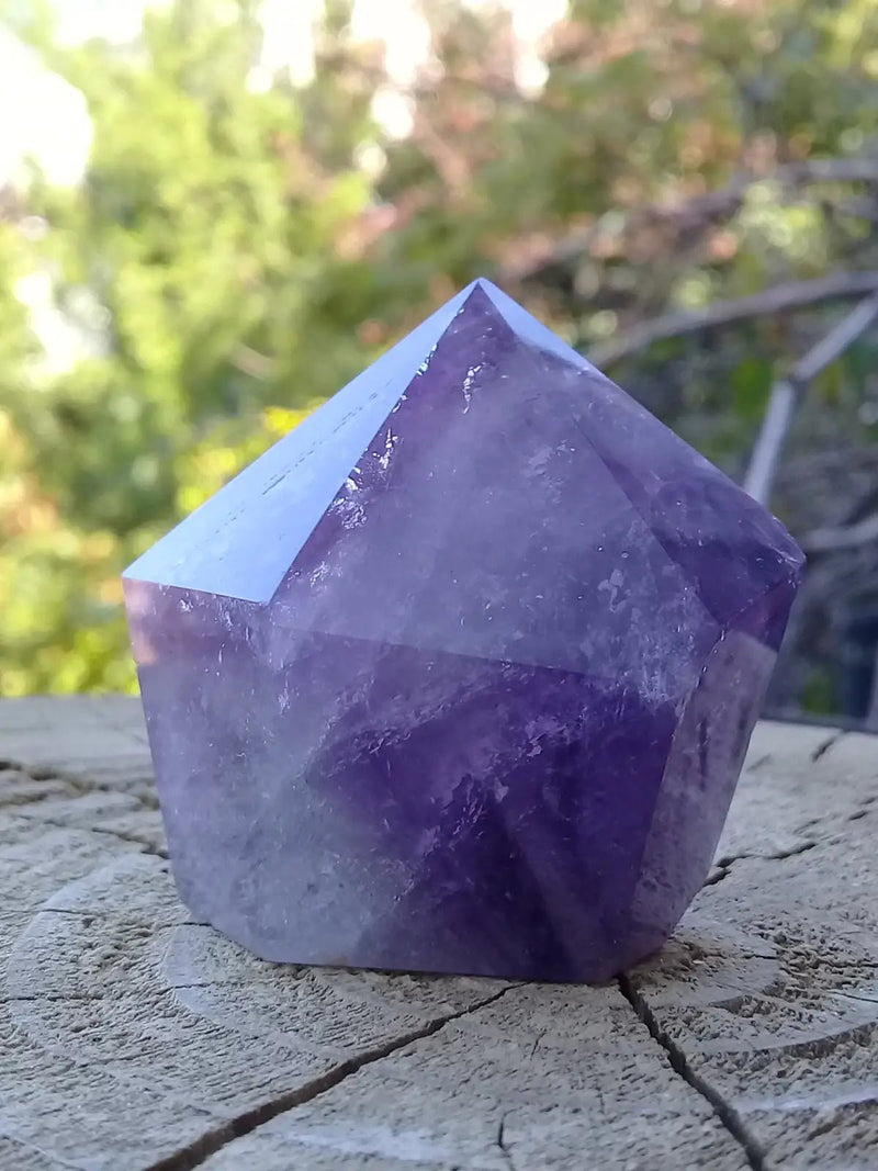 Load image into Gallery viewer, Améthyste du Brésil colonne Grade A ++++ Améthyste du Brésil colonne
