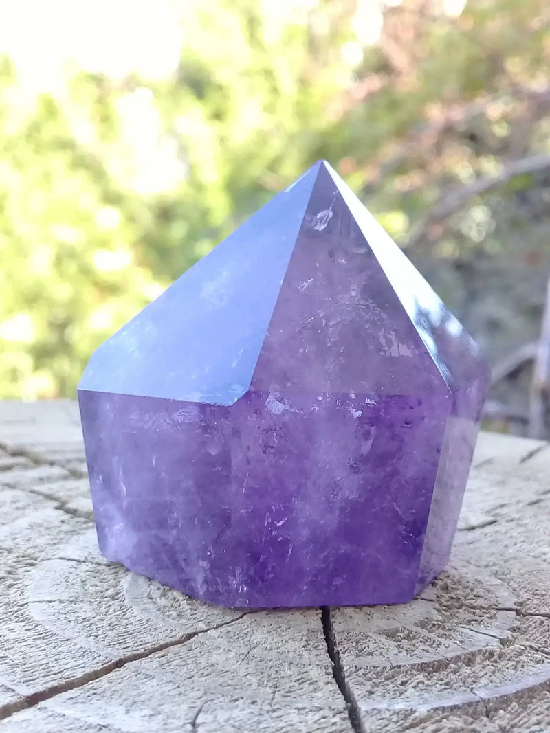 Load image into Gallery viewer, Améthyste du Brésil colonne Grade A ++++ Améthyste du Brésil colonne
