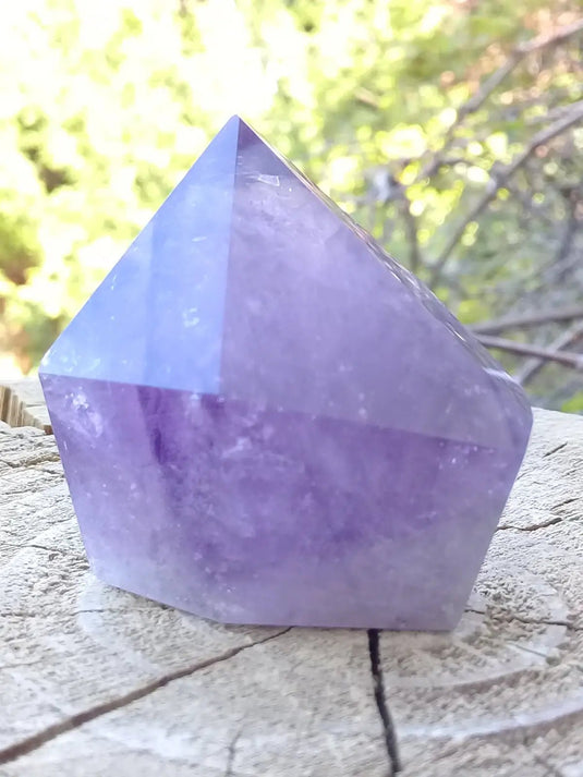 Améthyste du Brésil colonne Grade A ++++ Améthyste du Brésil colonne