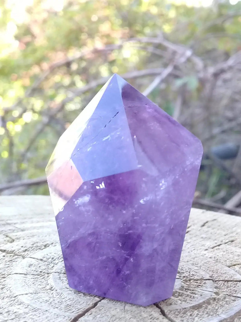 Load image into Gallery viewer, Améthyste du Brésil colonne Grade A ++++ Améthyste du Brésil colonne
