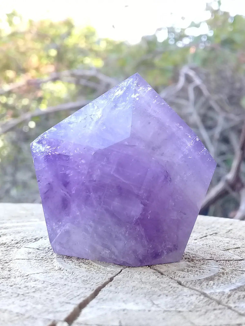 Load image into Gallery viewer, Améthyste du Brésil colonne Grade A ++++ Améthyste du Brésil colonne
