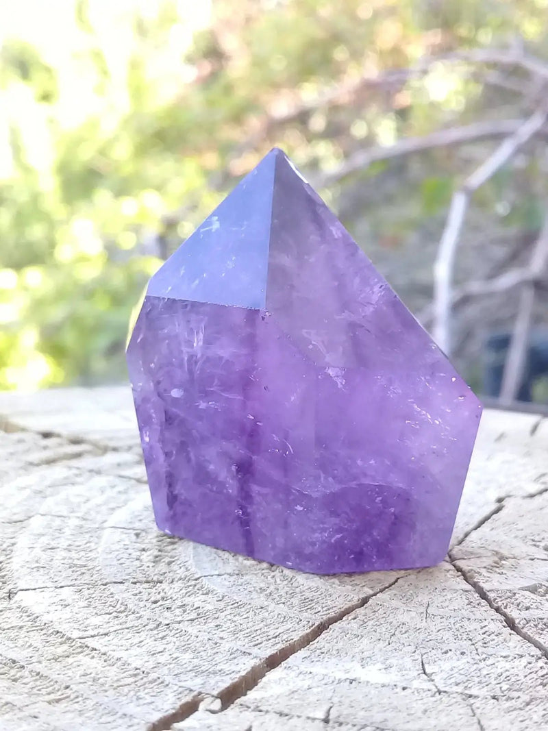 Load image into Gallery viewer, Améthyste du Brésil colonne Grade A ++++ Améthyste du Brésil colonne
