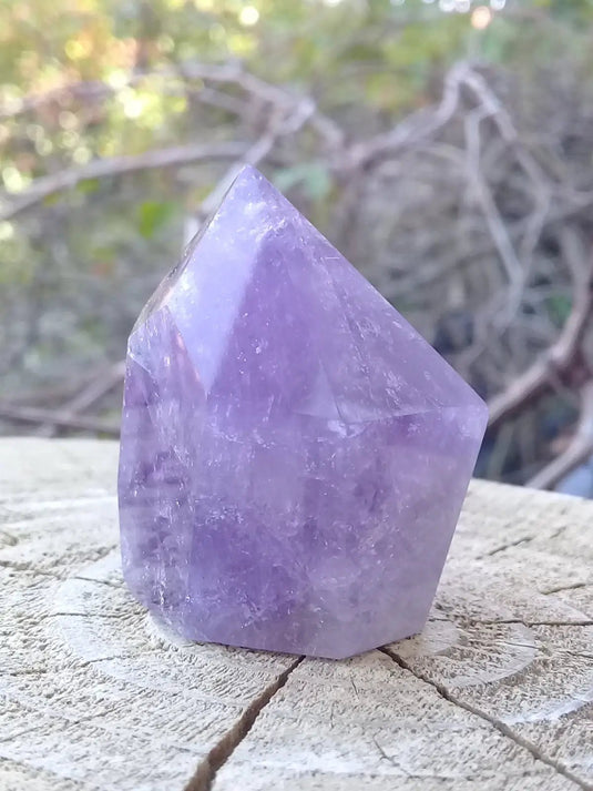 Améthyste du Brésil colonne Grade A ++++ Améthyste du Brésil colonne