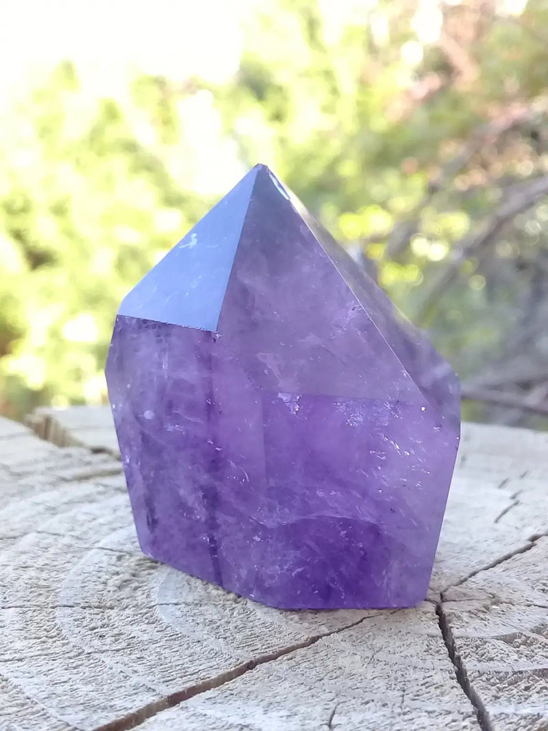 Load image into Gallery viewer, Améthyste du Brésil colonne Grade A ++++ Améthyste du Brésil colonne
