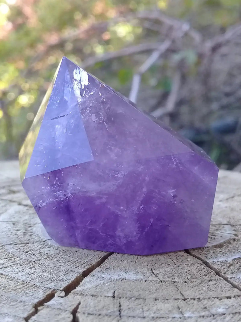 Load image into Gallery viewer, Améthyste du Brésil colonne Grade A ++++ Améthyste du Brésil colonne
