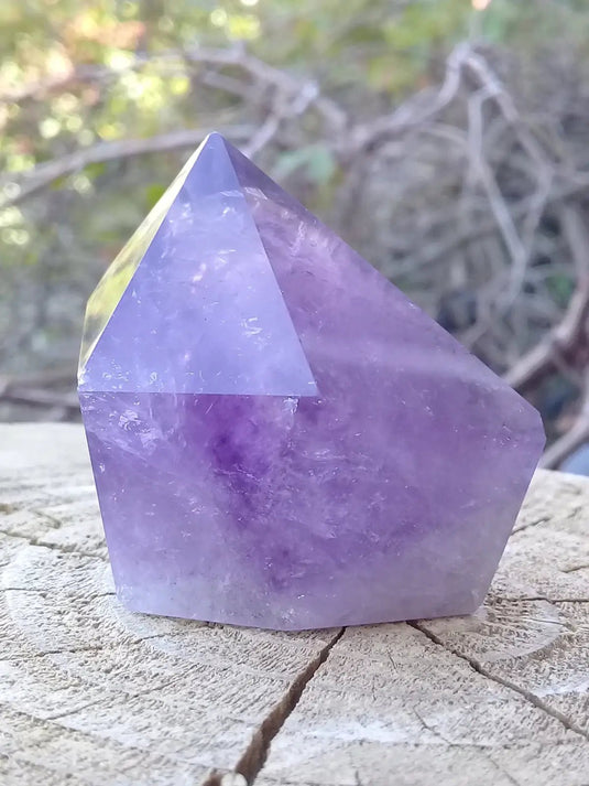 Améthyste du Brésil colonne Grade A ++++ Améthyste du Brésil colonne