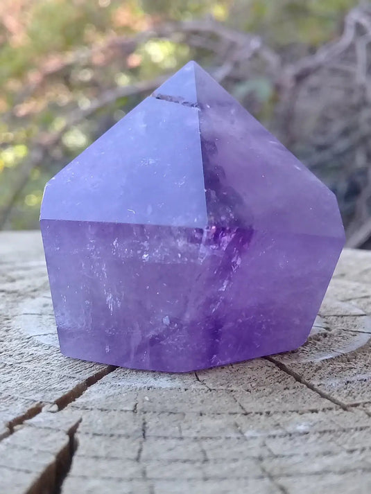 Améthyste du Brésil colonne Grade A ++++ Améthyste du Brésil colonne