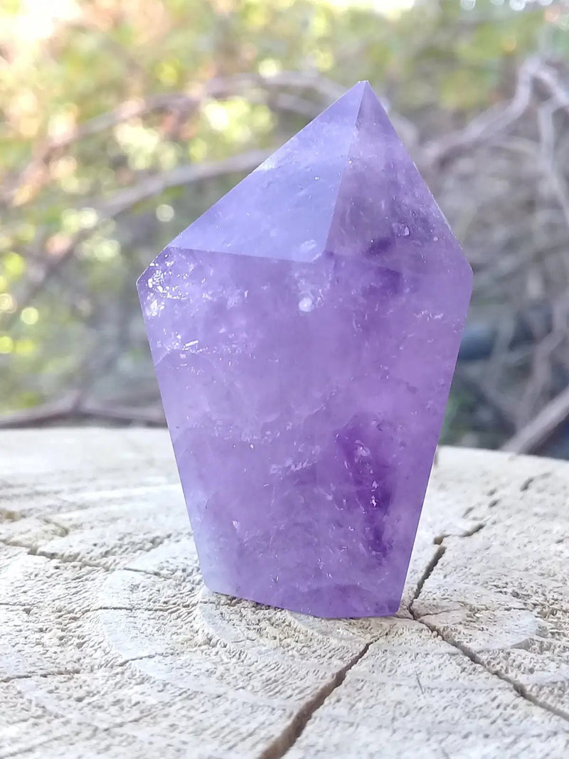 Load image into Gallery viewer, Améthyste du Brésil colonne Grade A ++++ Améthyste du Brésil colonne
