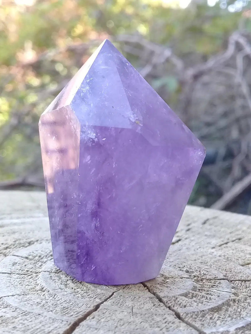 Load image into Gallery viewer, Améthyste du Brésil colonne Grade A ++++ Améthyste du Brésil colonne
