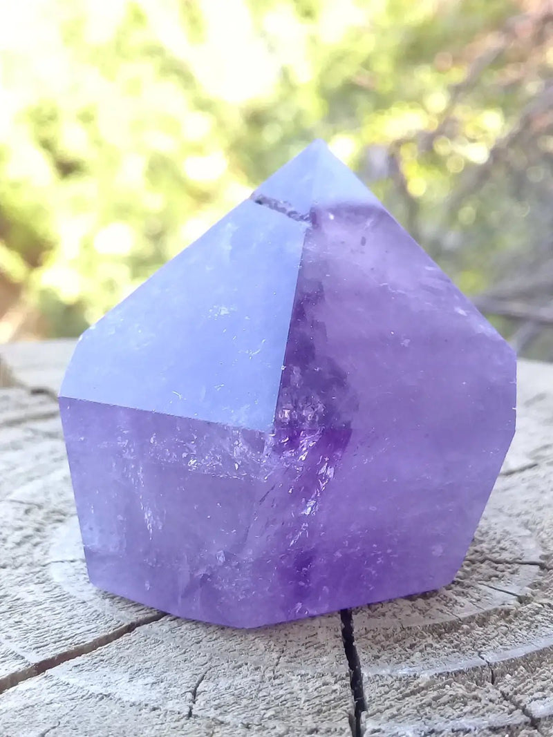 Load image into Gallery viewer, Améthyste du Brésil colonne Grade A ++++ Améthyste du Brésil colonne
