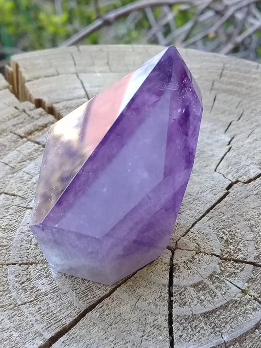 Améthyste du Brésil colonne Grade A ++++ Améthyste du Brésil colonne