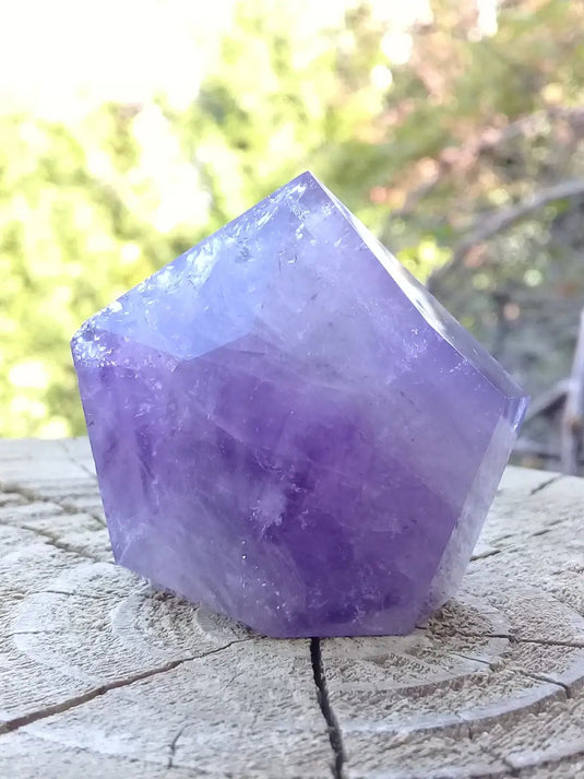 Améthyste du Brésil colonne Grade A ++++ Améthyste du Brésil colonne