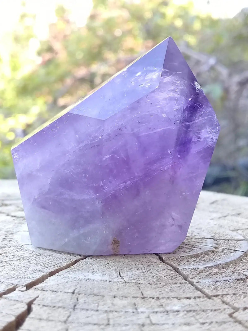 Load image into Gallery viewer, Améthyste du Brésil colonne Grade A ++++ Améthyste du Brésil colonne
