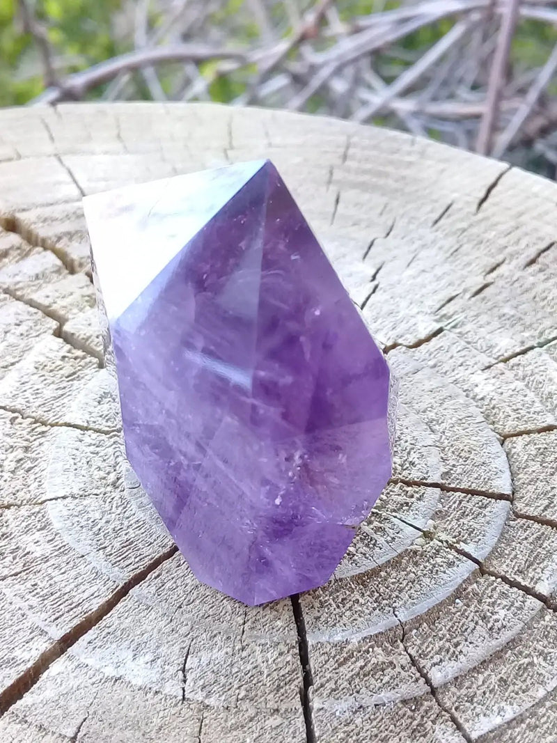 Load image into Gallery viewer, Améthyste du Brésil colonne Grade A ++++ Améthyste du Brésil colonne
