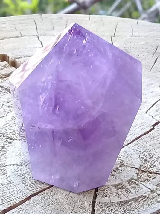 Améthyste du Brésil colonne Grade A ++++ Améthyste du Brésil colonne