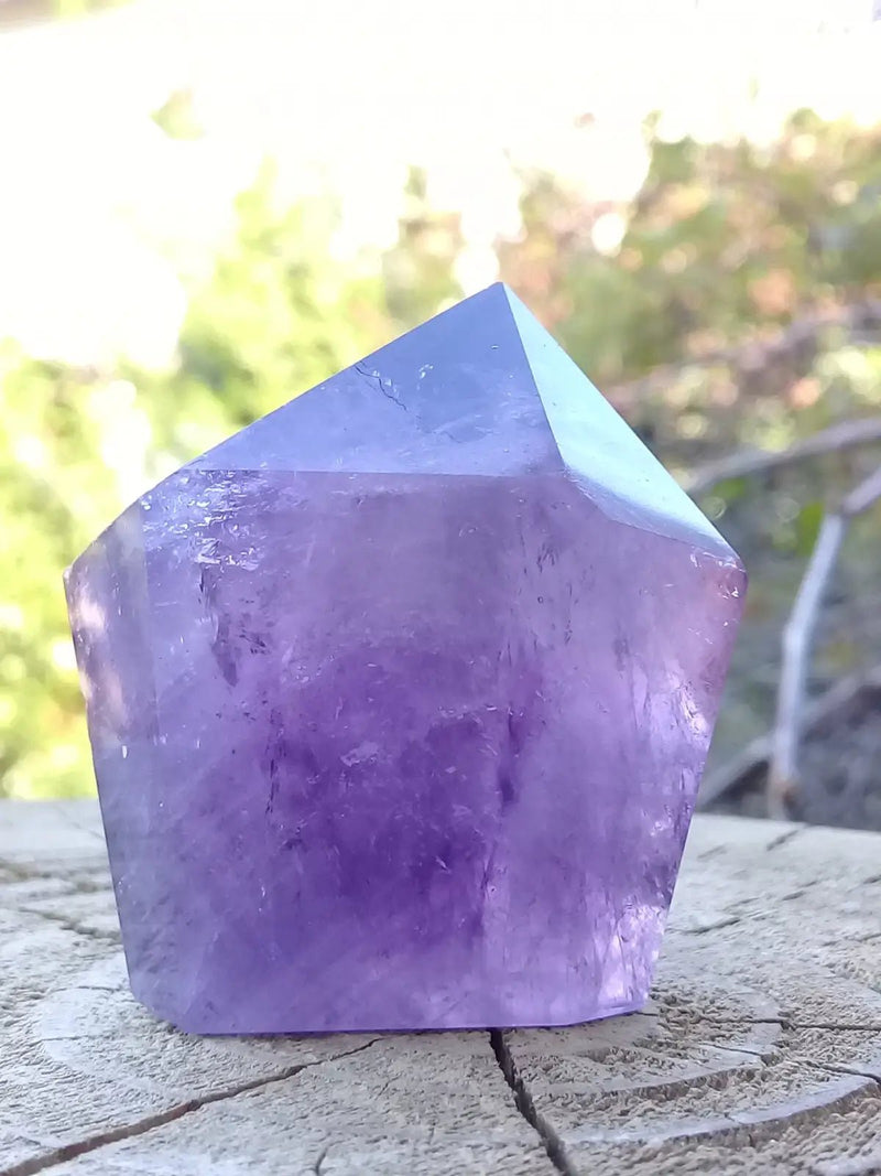 Load image into Gallery viewer, Améthyste du Brésil colonne Grade A ++++ Améthyste du Brésil colonne
