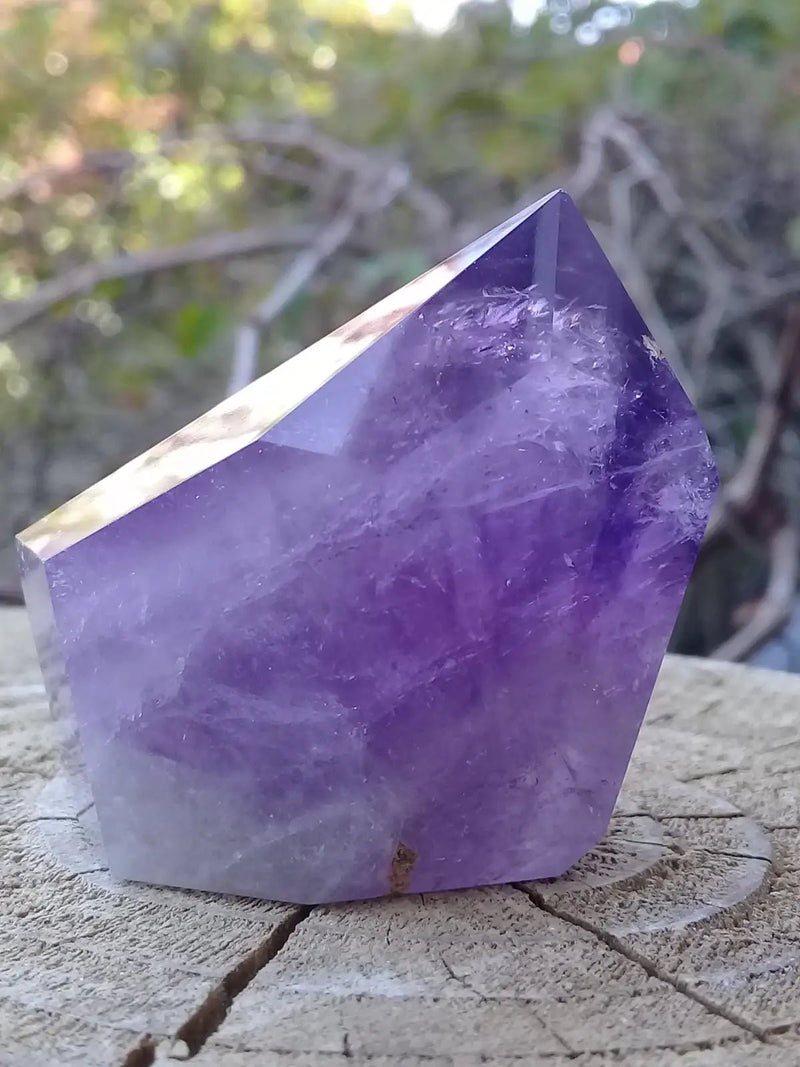 Load image into Gallery viewer, Améthyste du Brésil colonne Grade A ++++ Améthyste du Brésil colonne
