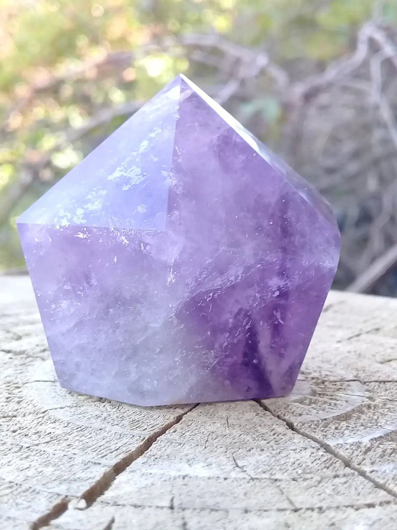 Load image into Gallery viewer, Améthyste du Brésil colonne Grade A ++++ Améthyste du Brésil colonne
