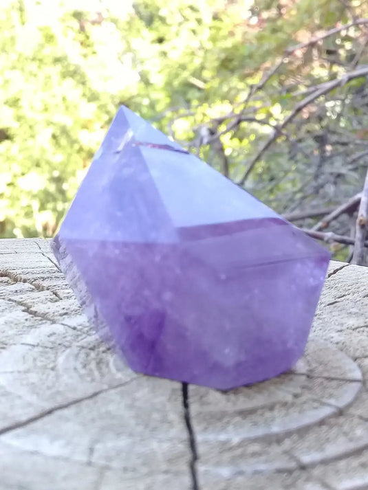 Améthyste du Brésil colonne Grade A ++++ Améthyste du Brésil colonne