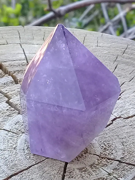 Améthyste du Brésil colonne Grade A ++++ Améthyste du Brésil colonne