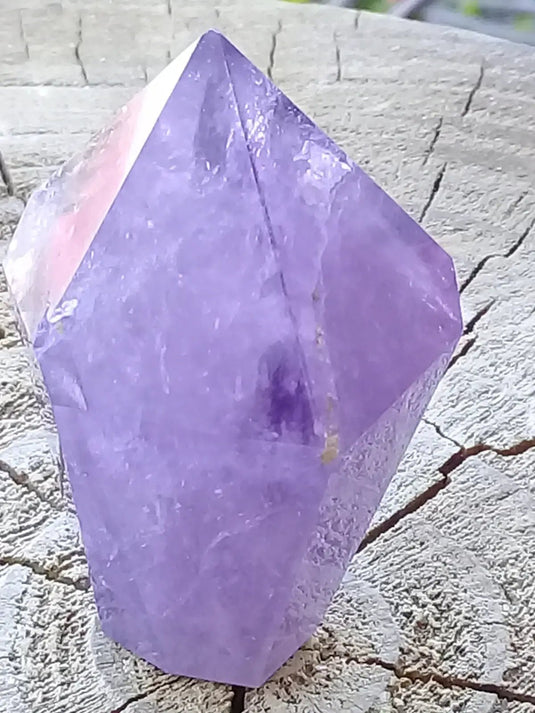 Améthyste du Brésil colonne Grade A ++++ Améthyste du Brésil colonne