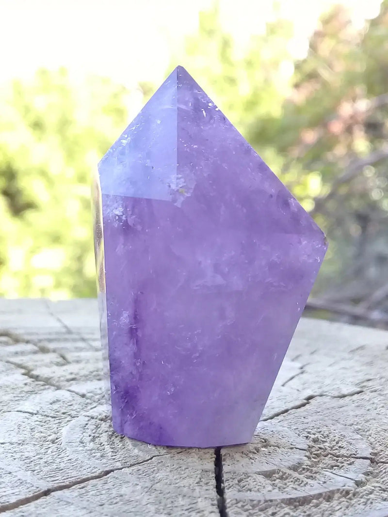 Load image into Gallery viewer, Améthyste du Brésil colonne Grade A ++++ Améthyste du Brésil colonne
