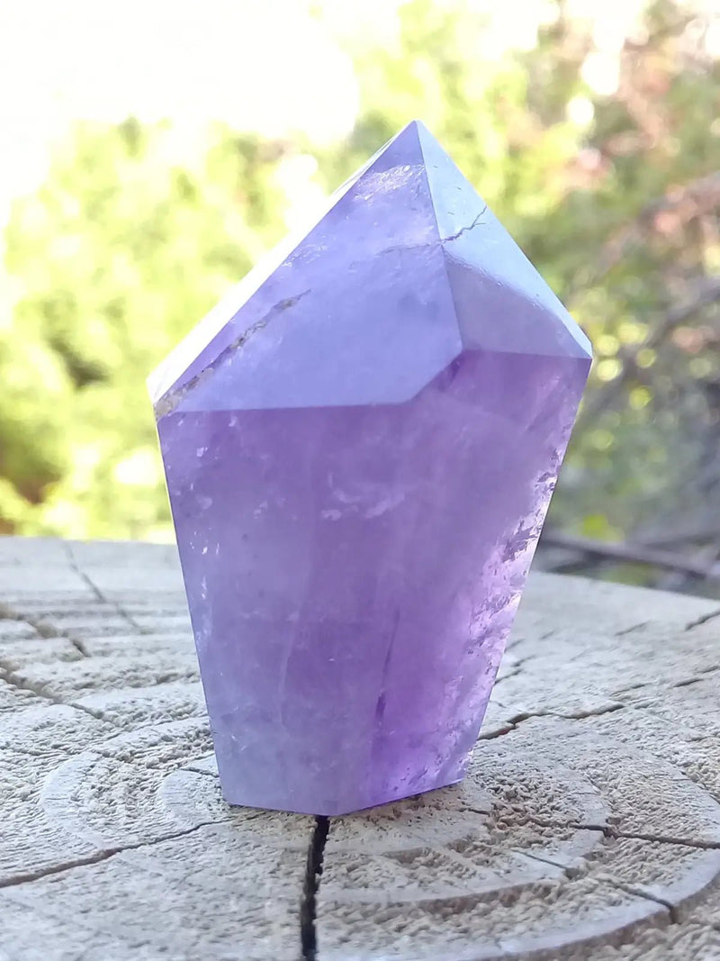 Load image into Gallery viewer, Améthyste du Brésil colonne Grade A ++++ Améthyste du Brésil colonne
