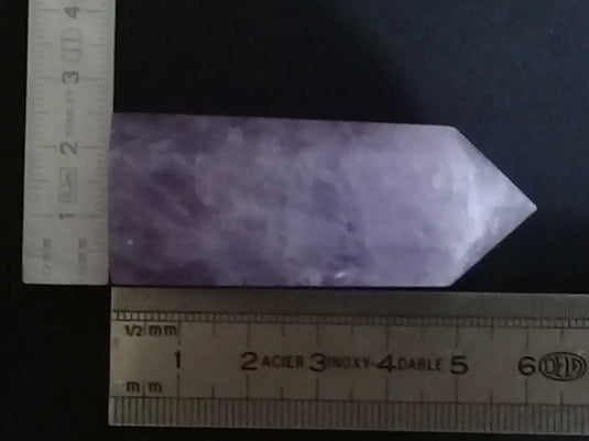 Améthyste du Brésil colonne Grade A ++++ Améthyste du Brésil colonne