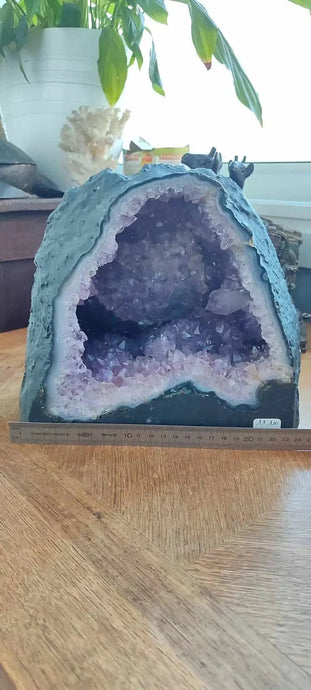 Améthyste du Brésil - Géode - Grade Prémium - Dim en cm: 23 x 24 x 20/ 11.100kg Géode d’Améthyste du Brésil
