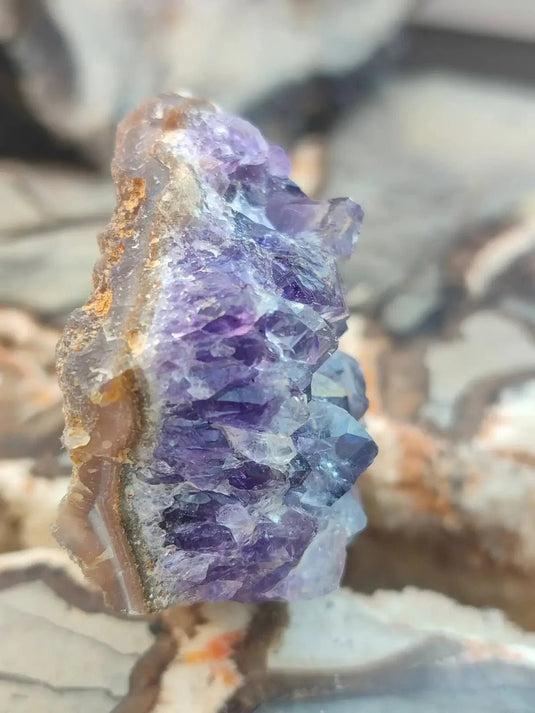 Améthyste d’Uruguay Authentique - Morceau de Druse - Grade Prémium Améthyste d’Uruguay druse