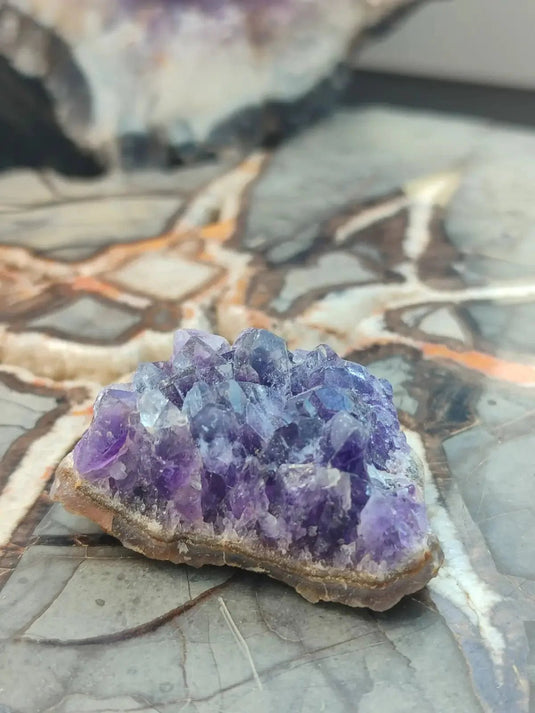 Améthyste d’Uruguay Authentique - Morceau de Druse - Grade Prémium Améthyste d’Uruguay druse