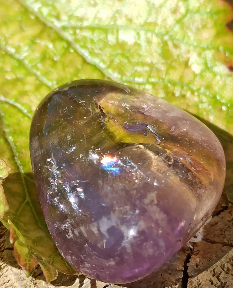 Chargez l'image dans la visionneuse de la galerie, Amétrine de Bolivie - Pierre roulée (Taille Petite à Moyenne) - Grade Prémium Pierre roulée
