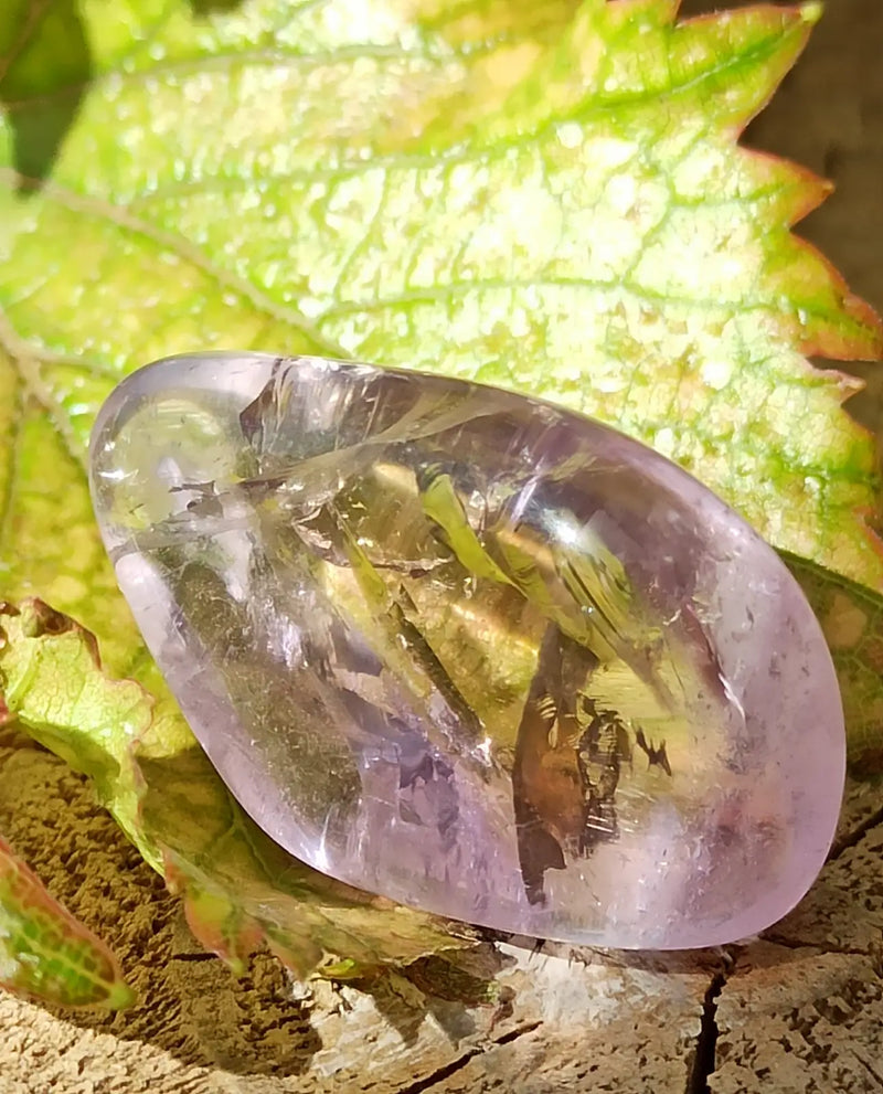 Chargez l'image dans la visionneuse de la galerie, Amétrine de Bolivie - Pierre roulée (Taille Petite à Moyenne) - Grade Prémium Amétrine pierre roulée
