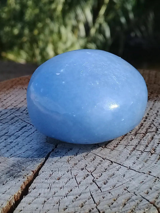 Angélite galet 4,2 X 3,5 X 2,5cm Grade A ++++ Angélite galet