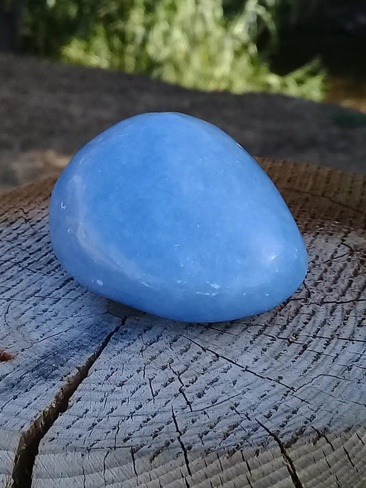 Angélite galet 5,5 X 4 X 3cm Grade A ++++ Angélite galet