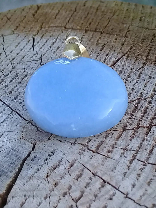 Angélite pendentif Grade A ++++ Angélite pendentif