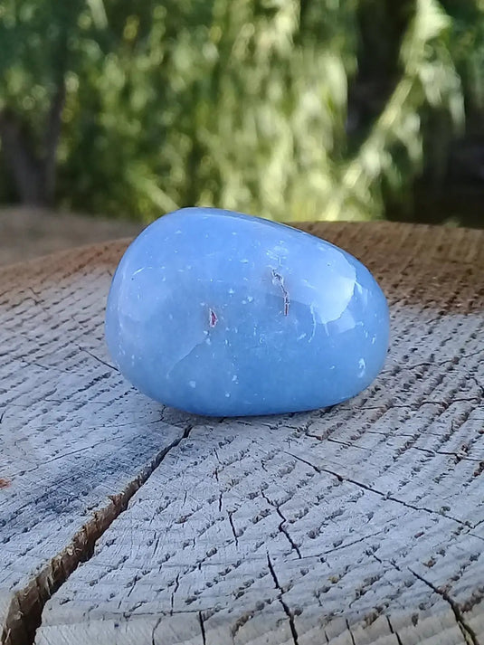 Angélite pierre roulée Grade A ++++ Angélite pierre roulée