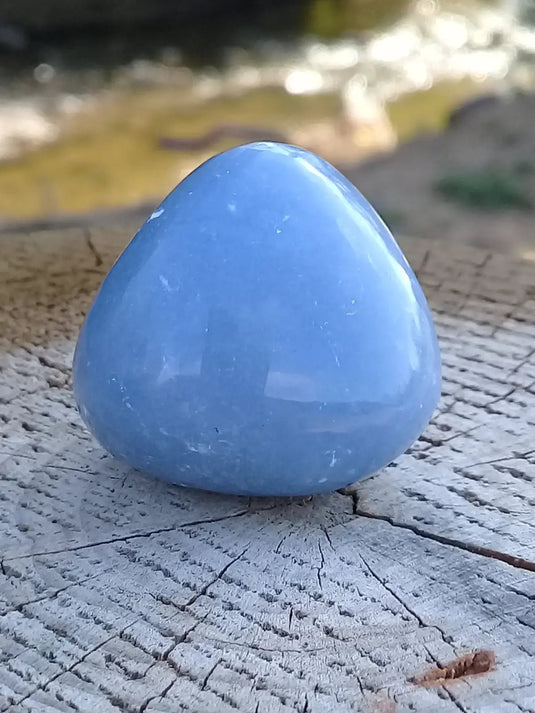 Angélite pierre roulée Grade A ++++ Angélite pierre roulée